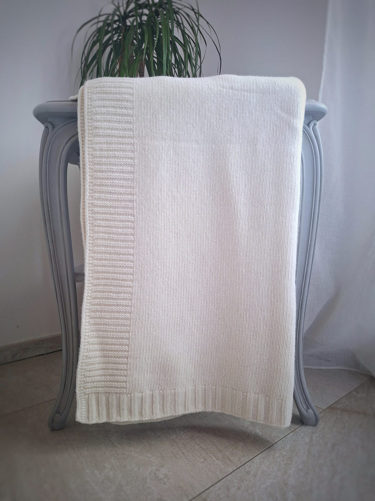 Alpine Blanket - Ecru
