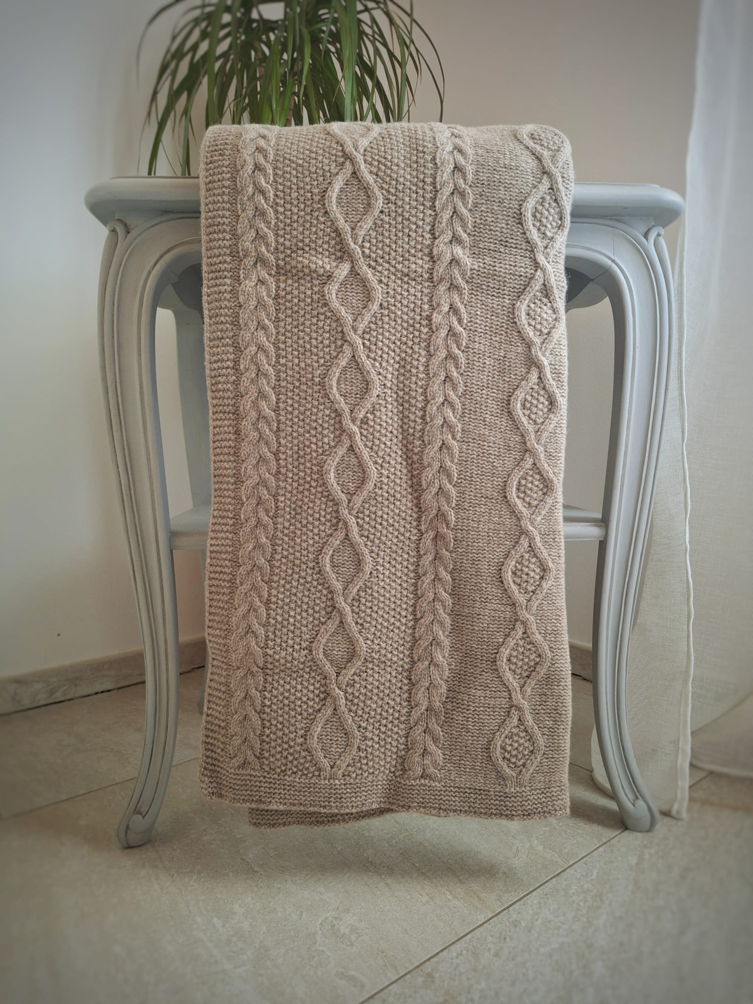 Diamond Blanket -Brown