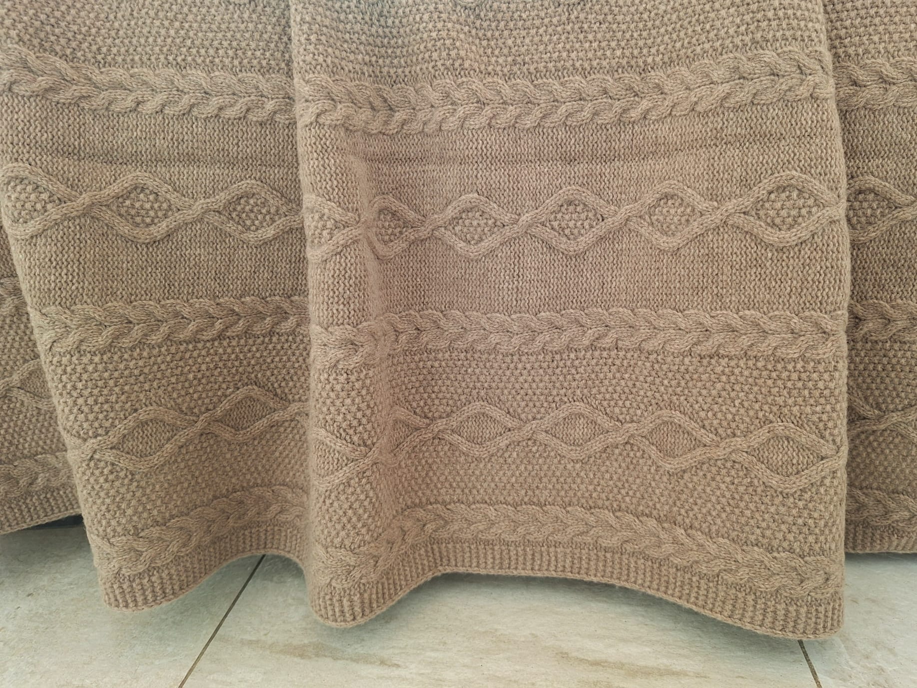Diamond Blanket -Brown