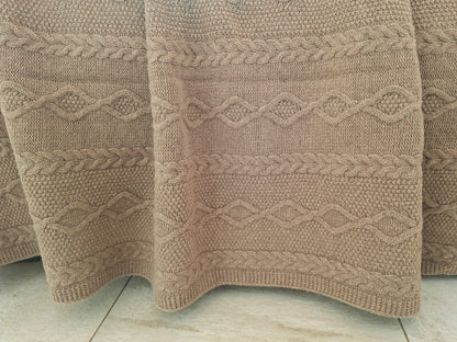 Diamond Blanket -Brown