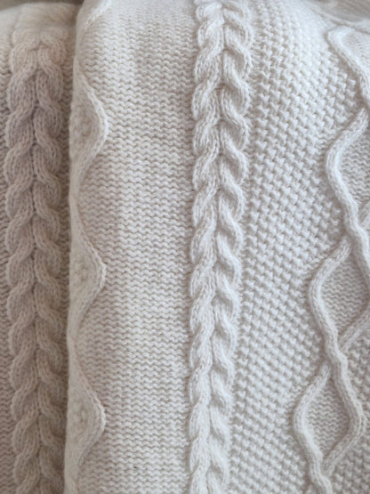 Diamond Blanket - Ecru