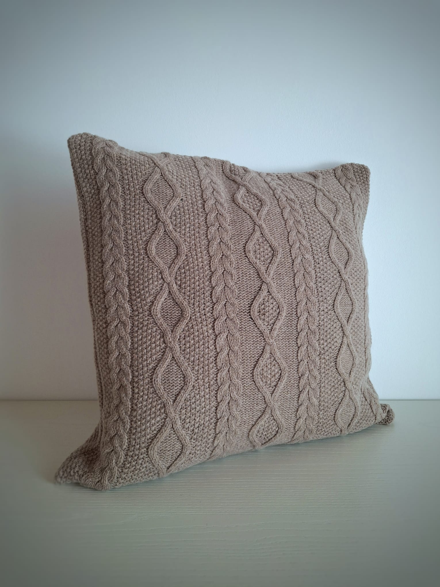 Diamond Pillow - Brown