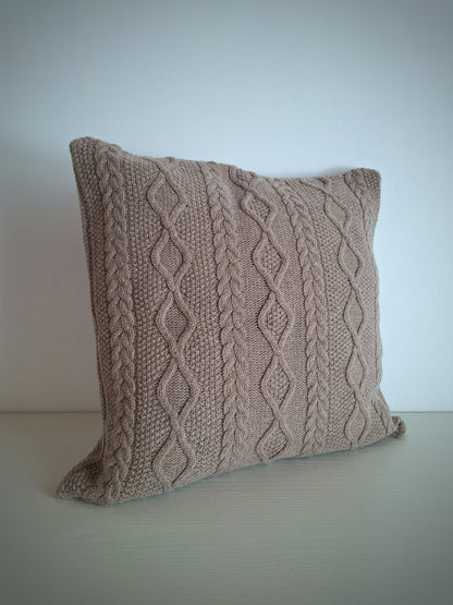 Diamond Pillow - Brown