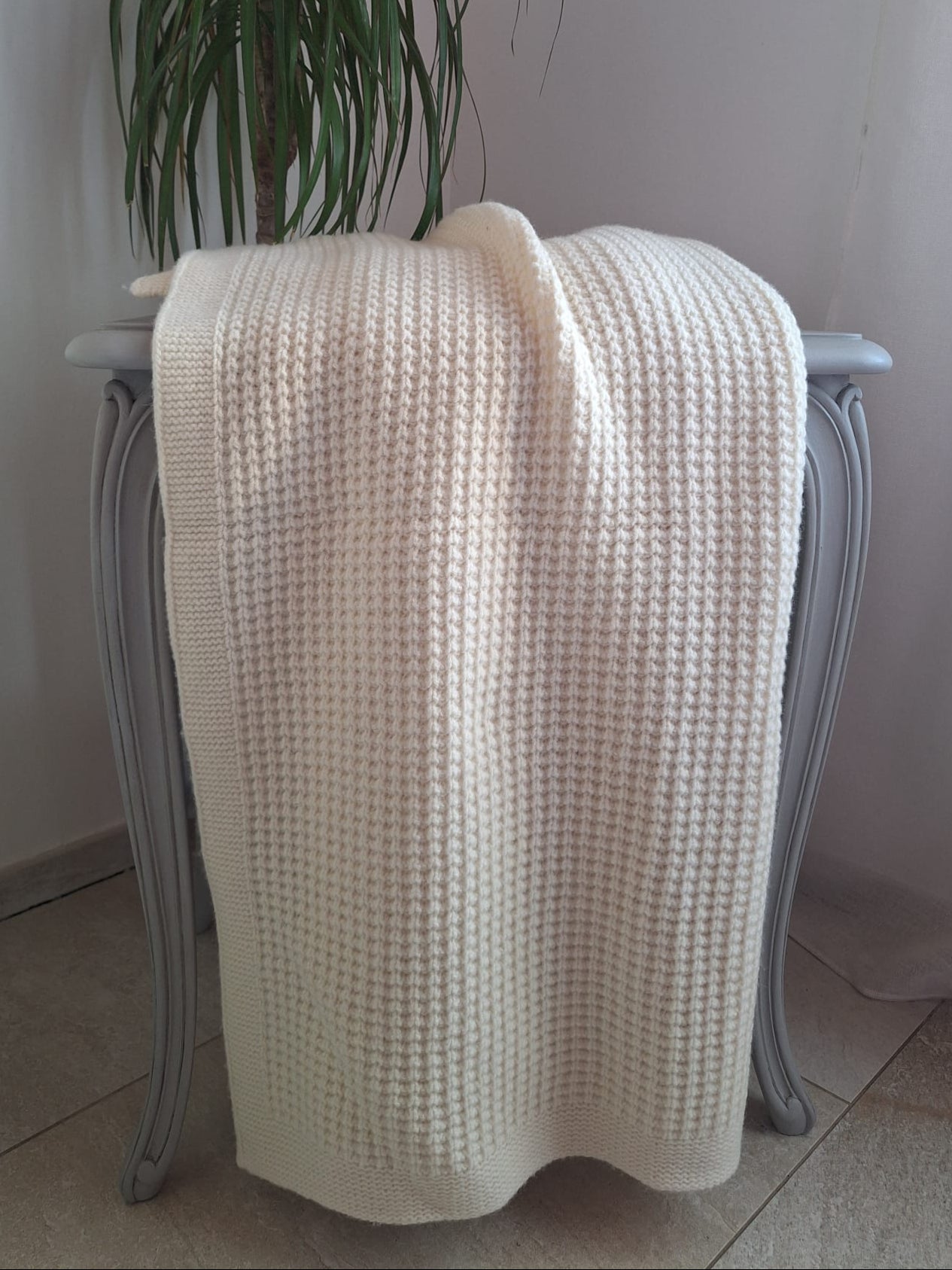 Summit Blanket - Ecru