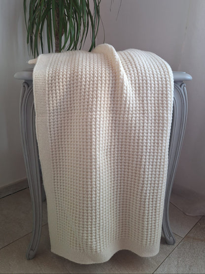 Summit Blanket - Ecru